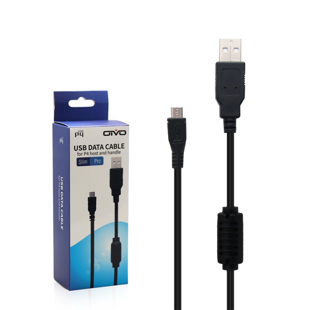 2 เมตรสายชาร์จข้อมูลสําหรับ Sony PS4 สายชาร์จคอนโทรลเลอร์ข้อมูลเกมจับสายชาร์จสําหรับ Sony PS4 อุปกรณ์เสริมเกม