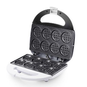 CASIKO คาสิโก้ เครื่องทำวาฟเฟิลมินิ 8 ชิ้น รุ่น CK-5005 (แบบกลม) เครื่องทำวาฟเฟิล ขนมวาฟเฟิลชิ้นเล็ก ขนมบ้าบิ่น