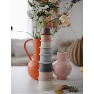 Stacking cups toy ของเล่นหอคอยถ้วย ของเล่นเสริมพัฒนาการ จากประเทศเดนมาร์ก 🇩🇰