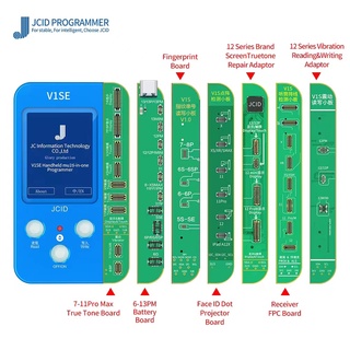 Jc V1SE ของแท้ โช๊คอัพทัชสกรีนลายนิ้วมือ สําหรับ X XS XR 11 12 Pro Max Mini i7 8G 8Plus