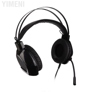 Yimeni G601 Gaming Headset 7.1 Channel Bass Surround Professional RGB Over Ear Headphones for