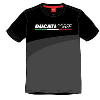 เสื้อยืดผ้าฝ้ายพิมพ์ลายขายดี 【Size 2T-4xl】เสื้อยืดพิมพ์ลายโลโก้ Moto Gp Ducati Corse Inserted Logo 1736003 คุณภาพสูงสํ