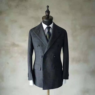 KINGMAN Italian Style Fully Handmade Full Canvas Bespoke สั่งตัดสูท สูทสั่งตัด ตัดสูท งานคุณภาพ