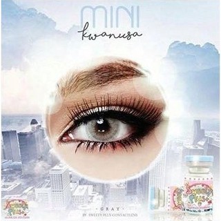 mini Kwanusa Gray มินิ สีเทา โทนฝรั่ง เทา ขอบฟุ้ง สายฝอ  🦋 Sweety+  Contact Lens Bigeyes คอนแทคเลนส์ mini ค่าสายตา สายต