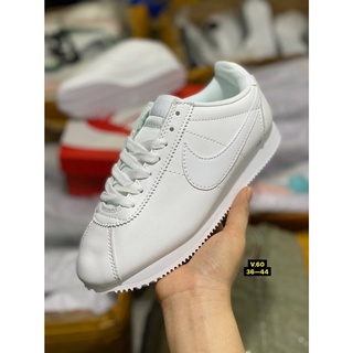 รองเท้า Nike Cortez รองเท้าไนกี้คอเตส สีขาว แบบหนัง รองเท้าแฟชั่ีน รองเท้าผ้าใบผู้ชาย/หญิงUnisex พร้อมกล่องFull Box📦