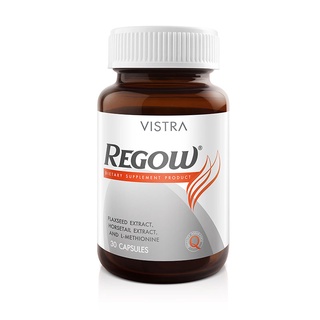 Vistra Regow วิสตร้ารีโกว์ 30 Capsules บำรุงรากผม ลดผมร่วง