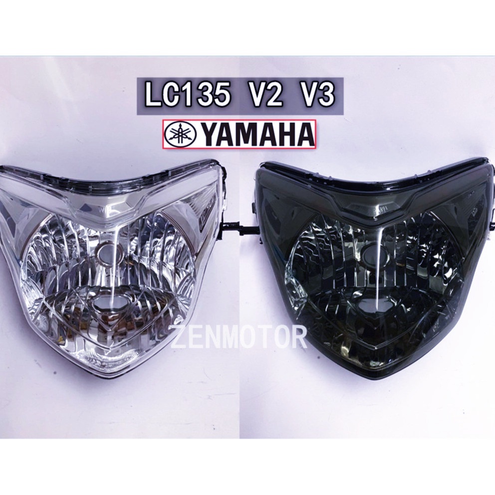 LC135 V2 V3 ไฟหน้า LC135 V2 V3 LAMPU DEPAN LC135 V2 V3 ไฟหน้าโคมไฟ LC HEAD LIGHT LC135 TINTED SMOKE 
