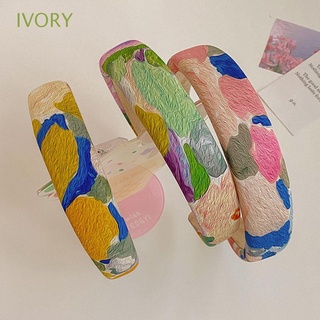 Ivory ที่คาดผม หรูหรา แฟชั่นฤดูร้อน สไตล์ฝรั่งเศส สําหรับผู้หญิง