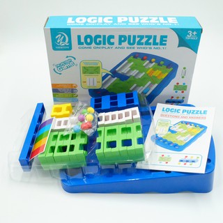 [พร้องส่ง] Logic Puzzles เกมสร้างเส้นทางให้ลูกปัดหลากสี รหัส B-043