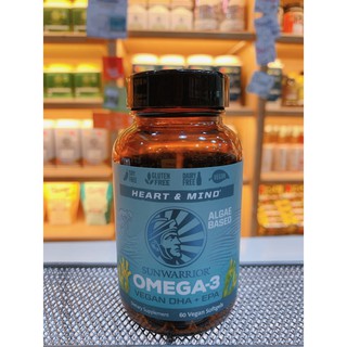 Sunwarrior Omega-3  Vegan DHA &amp; EPA 60 cap วีแกน โอเมก้า3 ขนาด60แคปซูล