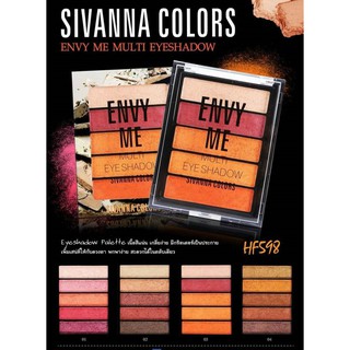 Sivanna colors Envy Me Multi Eyeshadow (HF598) / ซีเวียนาคัลเลอร์ส อายแชโดว์