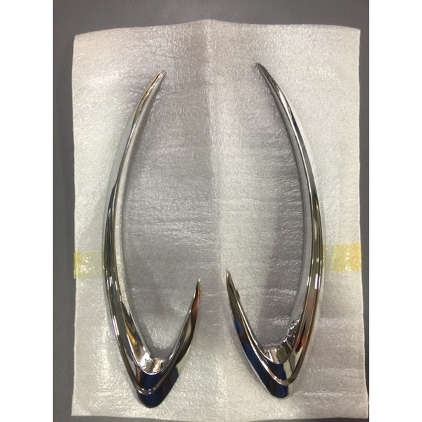 ชุดฝาครอบไฟเลี้ยวหน้าสีโครเมียม Fino Fi/1YC-SH33F-Q2-CR