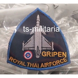 อาร์มกองทัพอากาศ GRIPEN WING7 ROYAL THAI AIR FORCE PATCH, RTAF PATCH