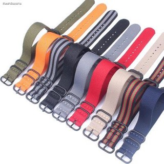 สายไนล่อนนาโต 20 มม. 22 24 ดูอุปกรณ์ Nylon Watch Band NATO Strap Zulu