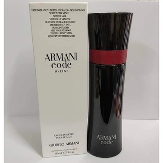 【ของแท้ 💯% 】⚡️ส่งฟรี 🚚 น้ำหอม Giorgio Armani Code A-List EDT 100 ml. *กล่องเทสเตอร์*