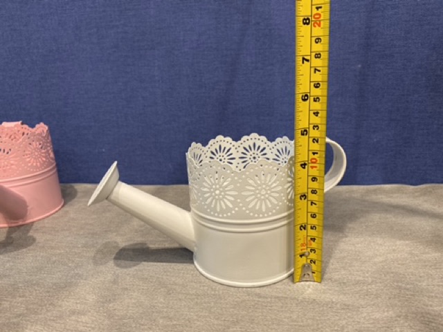 (สินค้าตำหนิ) บัวรดน้ำสังกะสี กระป๋อง ถัง ลายดอกไม้ สีสันสด - รูปที่ 7