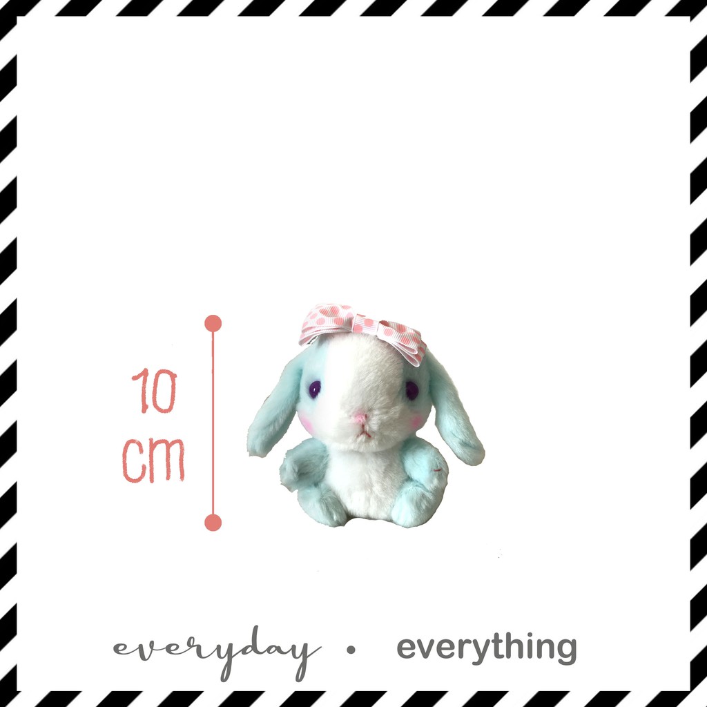 [Toreba] (Amuse) Pote Usa Loppy ตุ๊กตา ตัวเล็กถึงตัวเล็กมาก กระต่ายหูตก ชุด Snowman VIVID Drop littl