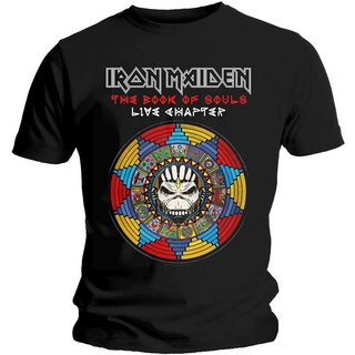 เสื้อยืด พิมพ์ลาย Iron Maiden Book Of Souls Live Chapter สําหรับผู้ชายS-5XL