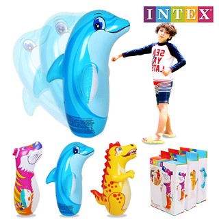 INTEX ล้มลุก 3-D  ปลาโลมา ไดโนเสาร์ เสือ รุ่น 44669 คละลาย