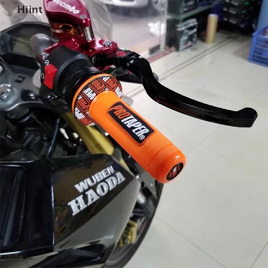 1 Pair Motorcycle Rubber Gel Hand Grips For 7/8" 22mm Handlebar Sports Bike