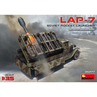 โมเดลรถยิงขีปนาวุธ MiniArt 1/35 MI35277 Lap-7 Soviet Rocket Launcher