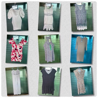 👗ชุดเดรส ใส่ลำลอง ใส่ออกงาน Size ระบุที่ภาพ มีทั้งมือ 1,2 สภาพดีทุกตัว