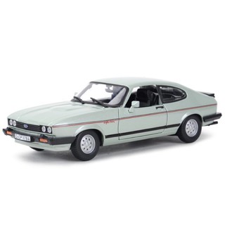 โมเดลรถเหล็กFord Capri ปี1982 สเกล1:24 สเกลตัวรถสวยสมจริงประตูข้างเปิดปิดได้เป็นงานโมเดลสำหรับตั้งโชว์