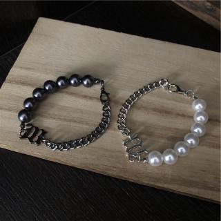 Personality stitching pearl bracelet temperament simple jewelry