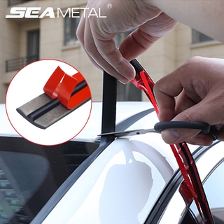 แถบซีลยางรถยนต์ Auto Seal Protector สติกเกอร์ขอบหน้าต่างกระจกหลังคายางแถบปิดผนึกฉนวนกันเสียงอุปกรณ์เสริม