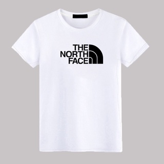 เสื้อยืดสีขาวเสื้อยืดสกรีนแบรนด์ The North Face เสื้อใส่สบาย ผ้า Cotton100% ผ้าดีหนานุ่มใส่สบาย Street shirt