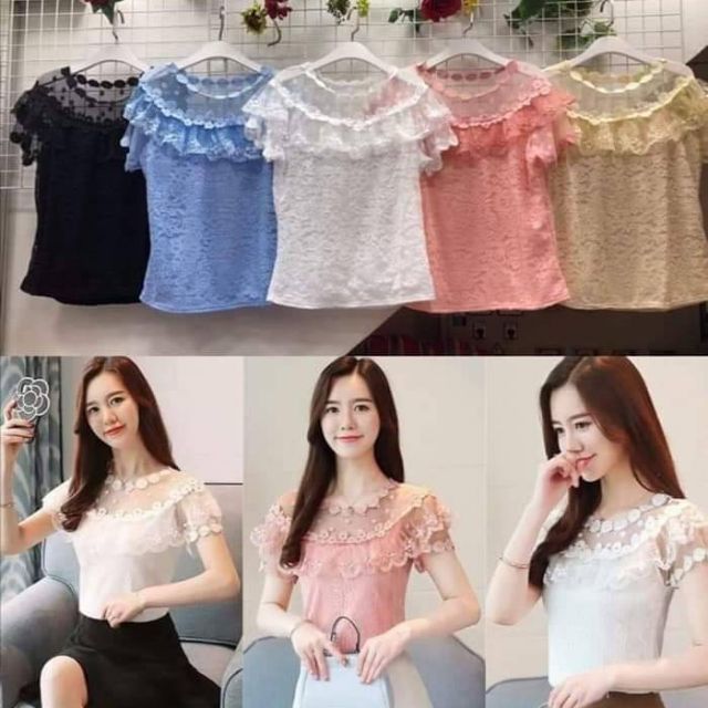 เสื้อลูกไม้สวยๆตัว199บาทจร้าสนใจ​ แอดไลทํ:NuAor4444