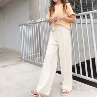 NEAT - MIMI PANTS 120 ฿ กางเกงผ้าร่องเล็ก ผูกเอว