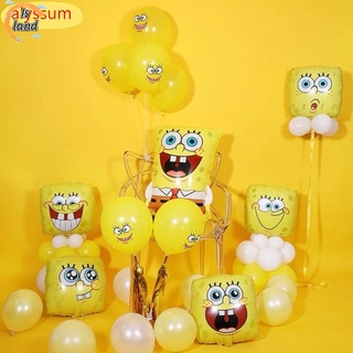 IS 18inch SpongeBob SquarePants cartoon foil balloon birthday needs balloon happy birthday decor party supplies
