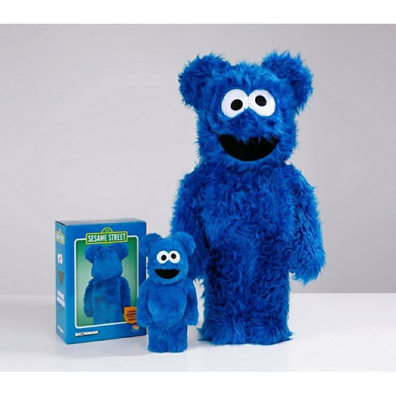 Bearbrick Sesame Street 1000% Cookie Monster Costume ver