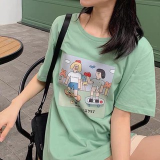 เสื้อยืดป้ายเกาหลี MISS SUMEY 🇰🇷