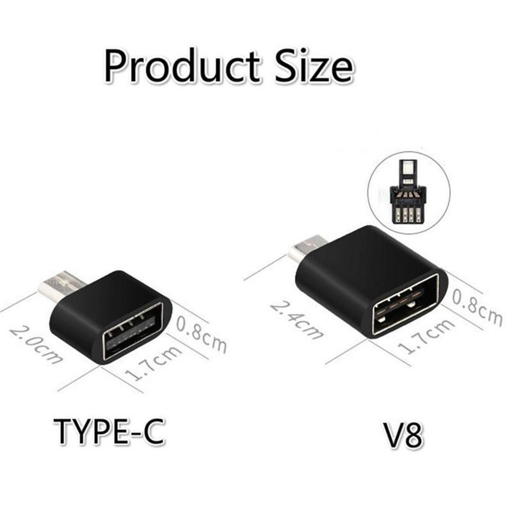 อะแดปเตอร์แปลง micro usb otg เป็น usb type c otg สําหรับ samsung huawei android type - c