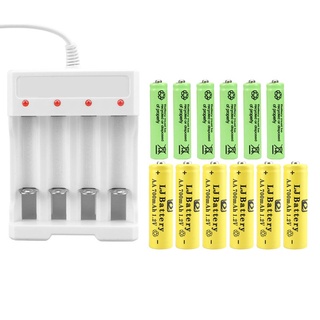 ถ่านชาร์จ Deleex  ขนาด AA/AAA  1.2V แพ็ค 4 ก้อน ถ่าน ที่ชาร์จถ่าน แท่นชาร์จถ่าน USB