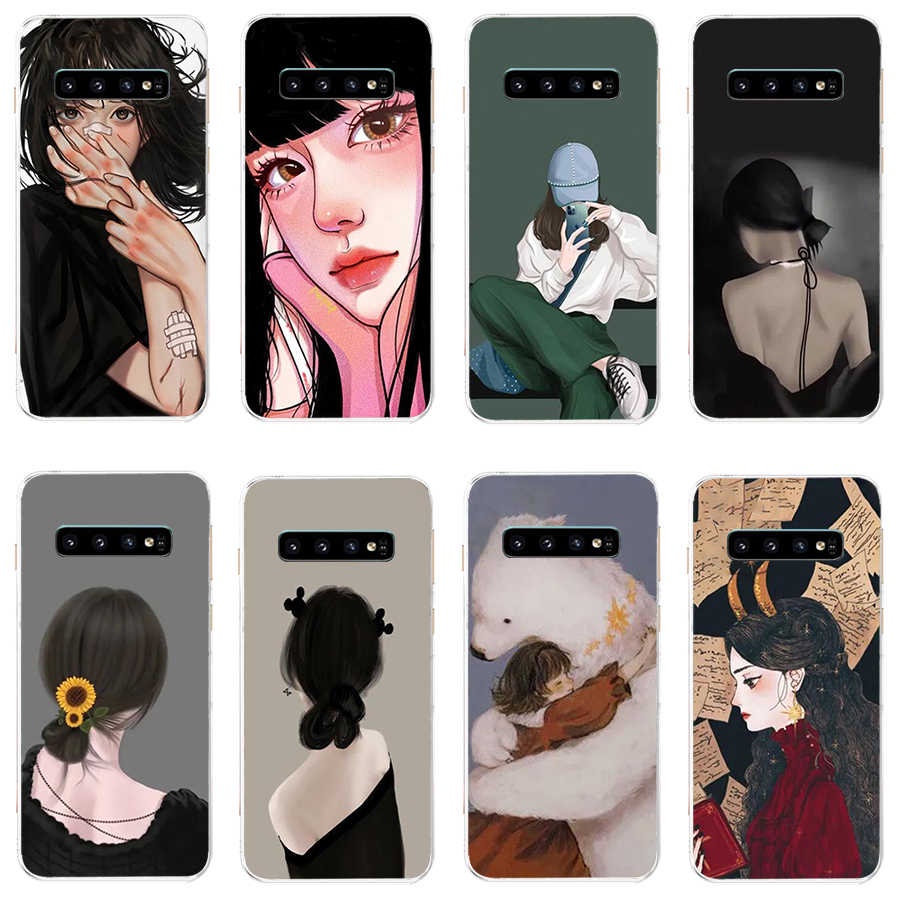 Samsung Galaxy s10 plus s10e เคส TPU นิ่ม ซิลิโคน ป้องกัน เคสโทรศัพท์