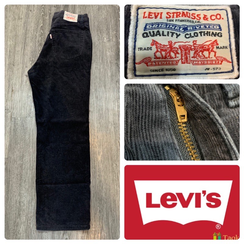 กางเกงลูกฟูก Levi’s 519-47 วินเทจ