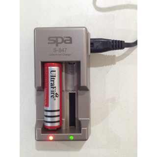 ที่ชาร์จถ่านชาร์จ แบตเตอรี่ 3.7V ถ่านก้อนกลม SPA Universal Charger Lithium 3.7V ION SPA S-847 Lithium ion Battery Charge