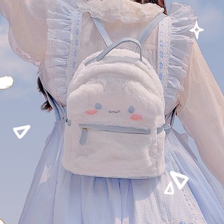 กระเป๋าเป้สะพายหลัง ขนาดเล็ก ลายการ์ตูน Cinnamoroll Hello Kitty Melody น่ารัก สําหรับเด็กผู้หญิง 16 นิ้ว