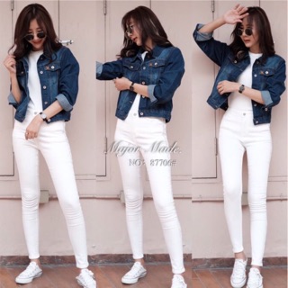 ipper Jeans Jacket แจ๊คเก็ตรุ่นใหม่