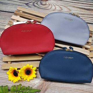 กระเป๋า Laura mercier paris i new york half moon bag สีGood Grey สีCrimson  สีDee ocean
