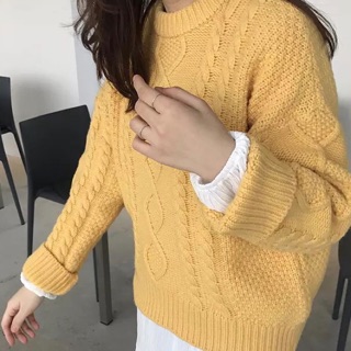 Yellow sweater