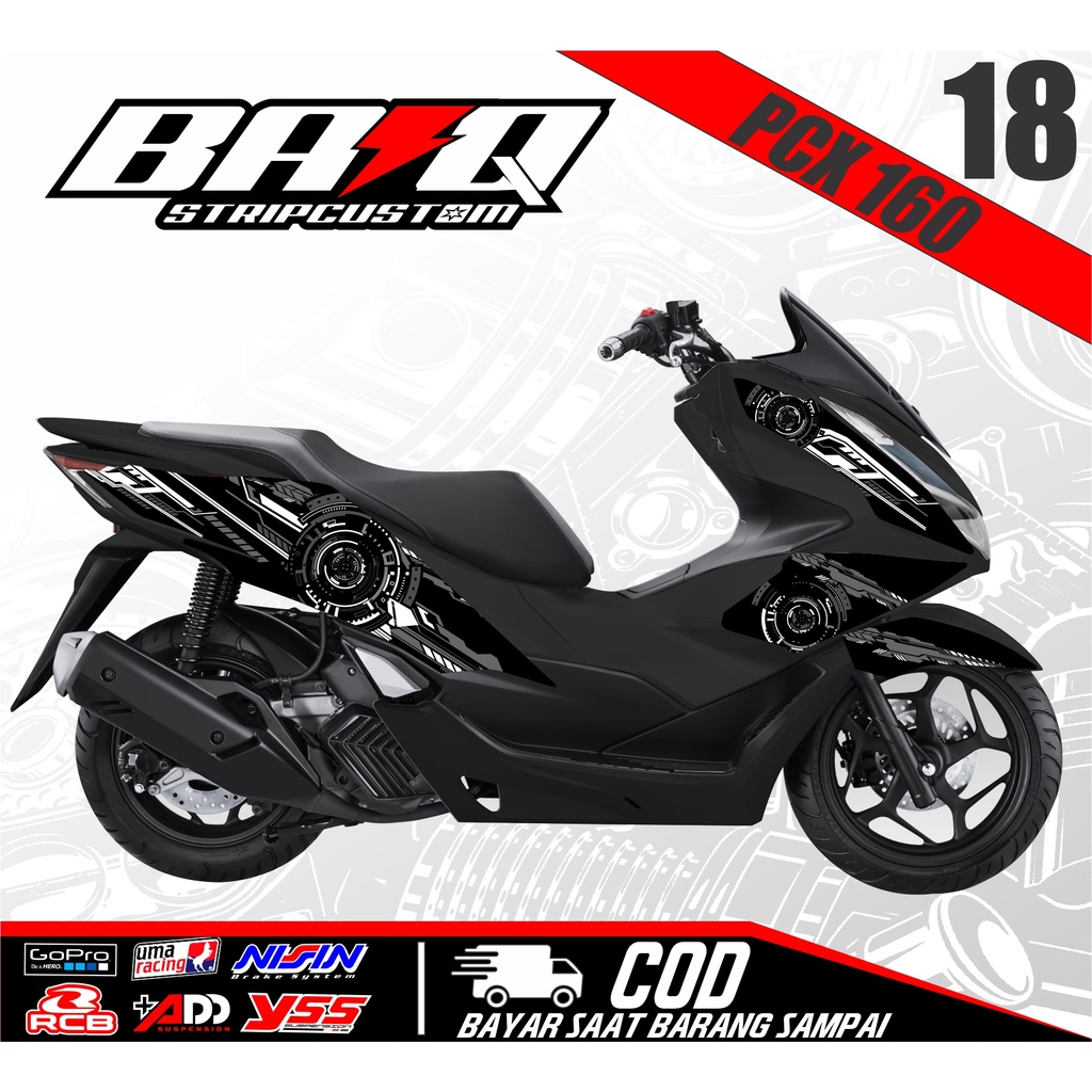 HONDA PCX 160 STRIPING NEWW DESIGN (18)