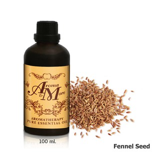 Aroma&amp;More  Fennel  Sweet Essential Oil 100%น้ำมันหอมระเหยเฟนเนล สวีท 100%( ผักชีล้อม ), France 100ML