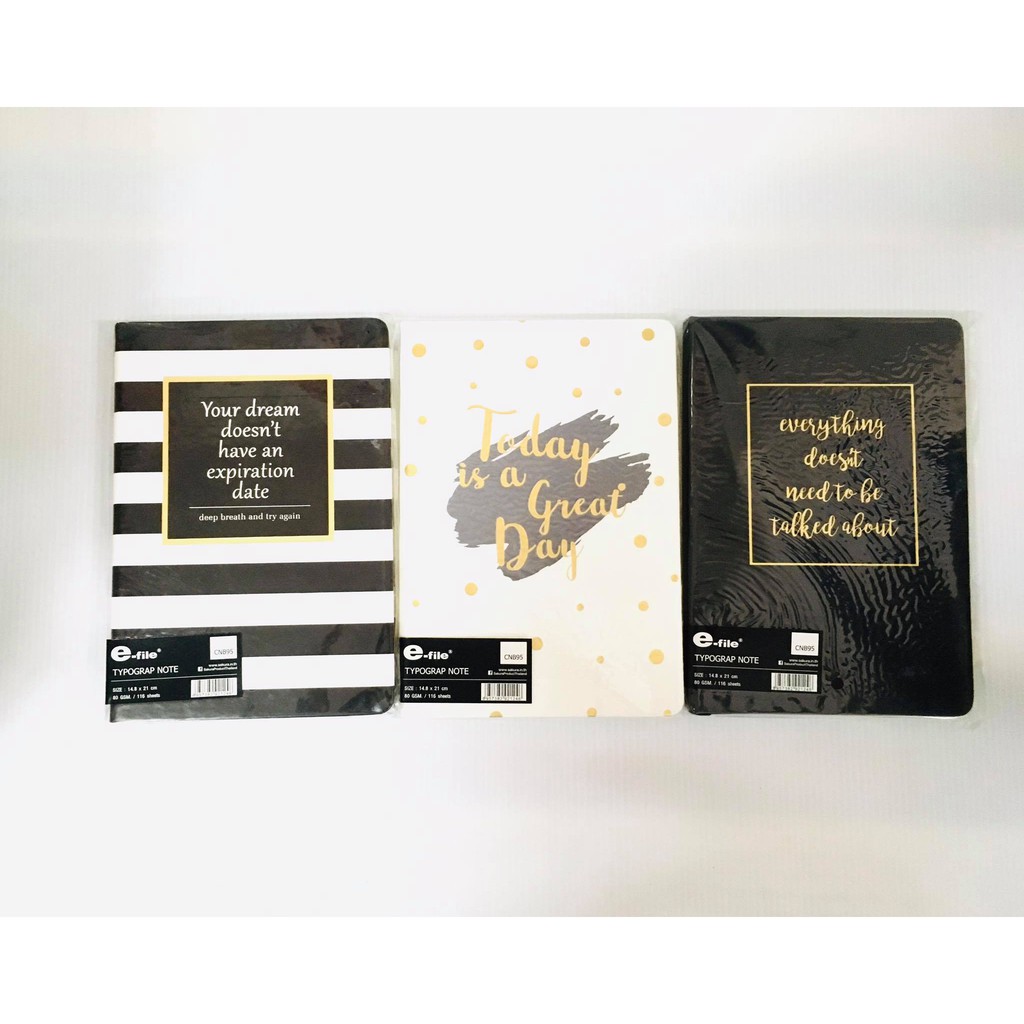สมุดโน๊ต ปกหนัง e-file