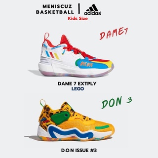 รองเท้าบาส Adidas DAME 7 EXTPLY  และ D.O.N ISSUE #3 LEGO Kids Size แท้100%