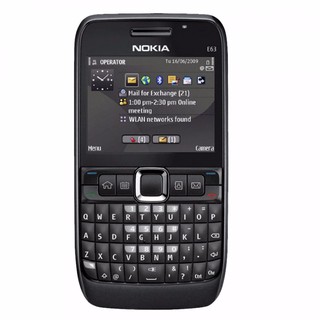 โทรศัพท์มือถือโนเกียปุ่มกด NOKIA  E63  (สีดำ)  3G/4G รุ่นใหม่2020