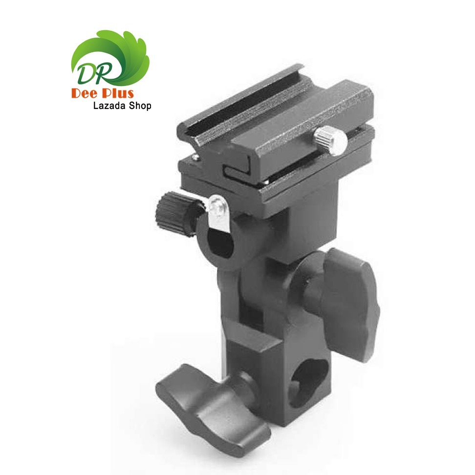 B ประเภทรองเท้าร้อนแฟลชที่แขวนร่มไฟหมุน วงเล็บ  / B Type Hot Shoe Flash Umbrella Holder Swivel Light Stand Bracket